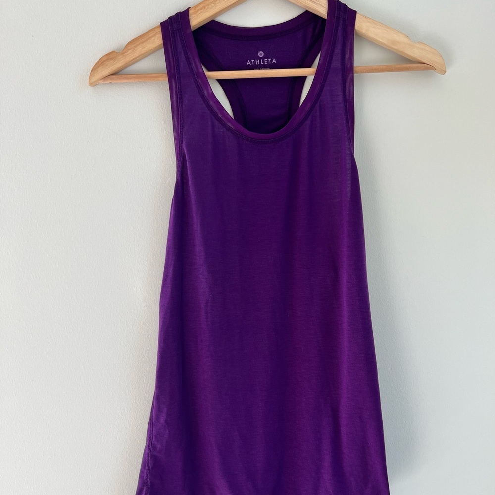 Athleta Active Purple Tank Top Women’s Small